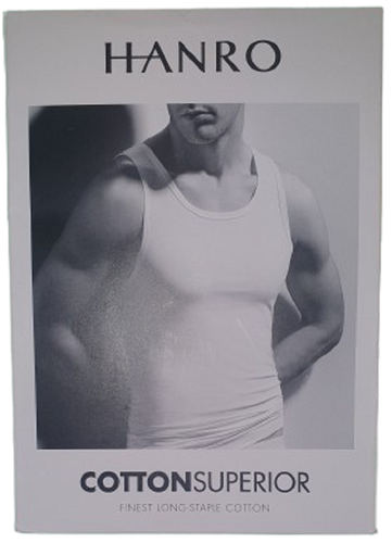 Hanro Cotton Superior Tank Top Damaged Box 073087 WHITE Large G5 - Picture 7 of 10
