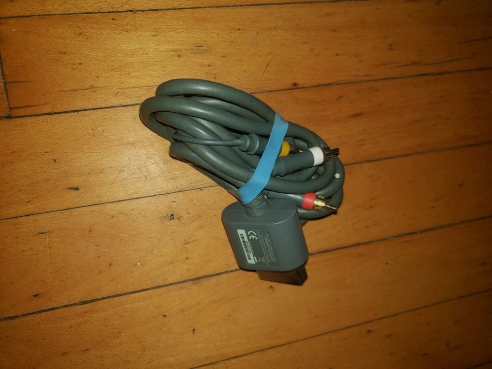 REAL OEM OFFICIAL XBOX 360 COMPONENT COMPOSITE AV TV RCA CABLE CORD ~ - Image 3 of 4