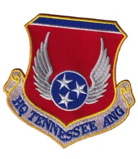 HQ Tennessee ANG Patch - With Hook and Loop, 3.5"