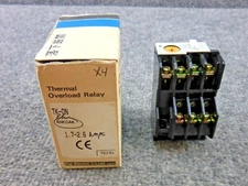 New Unused Fuji Electric TK-ON 4NK0AK Thermal Overload Relay 1.7 - 2.6 Amp.