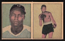 1951 Berk Ross Baseball #4-10/4-12 Jethroe/Saddler EX