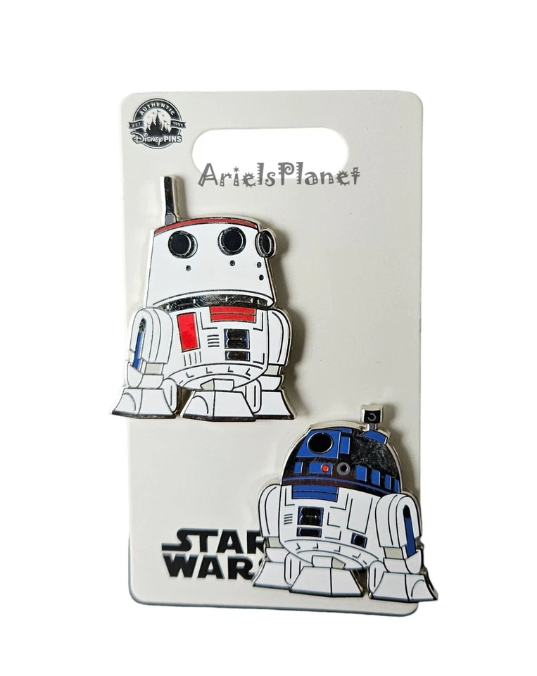 Disney Parks Star Wars Droid R2-D2 & R5-D4 Pin Set