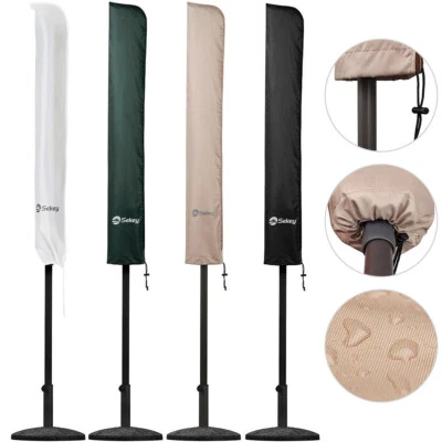 Sekey Schutzhülle Wasserdicht Schirmhaube Abdeckung für 2m Sonnenschirm