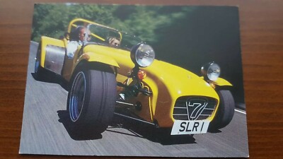 Caterham Superlight R500 Original Werbepostkarte Superb Lotus Seven