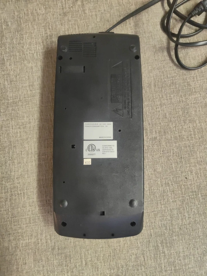 De colección GE General Electric Slimline VCR VHS Video Cassette Cinta Rebobinadora Funciona Foto 3 de 3