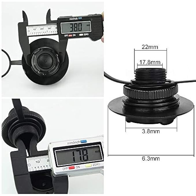 2 Valvole A Vite Gonfiabili Per Gommoni E Materassi - Antiperso, Anticorrosione, Facili Da Installare - Foto 8