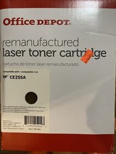 Office Depot Laser Toner Cartridge for HP CE255A Black NEW FAST FREE SHIP