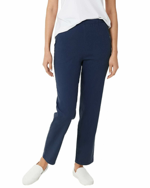 denim & co original waist stretch pants
