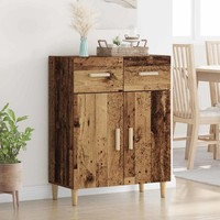 Sideboard Altholz Wohnzimmer Landhausstil 89X69,5X34 Cm Holzwerkstoff