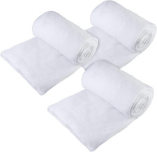 3 Pack Fake Snow Blanket Roll for Christmas Village Displays, Christmas Tree Deo