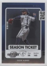 2021 Panini Contenders Season Ticket Optic Ozzie Albies #1 07qr
