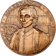[#1510990] Francia, Medalla, Nicolas Malebranche, Monnaie de Paris, Bronce, Dropsy,