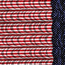Continuous US Flag 24 - 20" x 38" Hydrographic Film Hydro Dipping