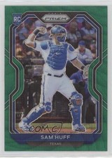 2021 Panini Prizm Tier II Green Wave Prizm Sam Huff #116 03rx