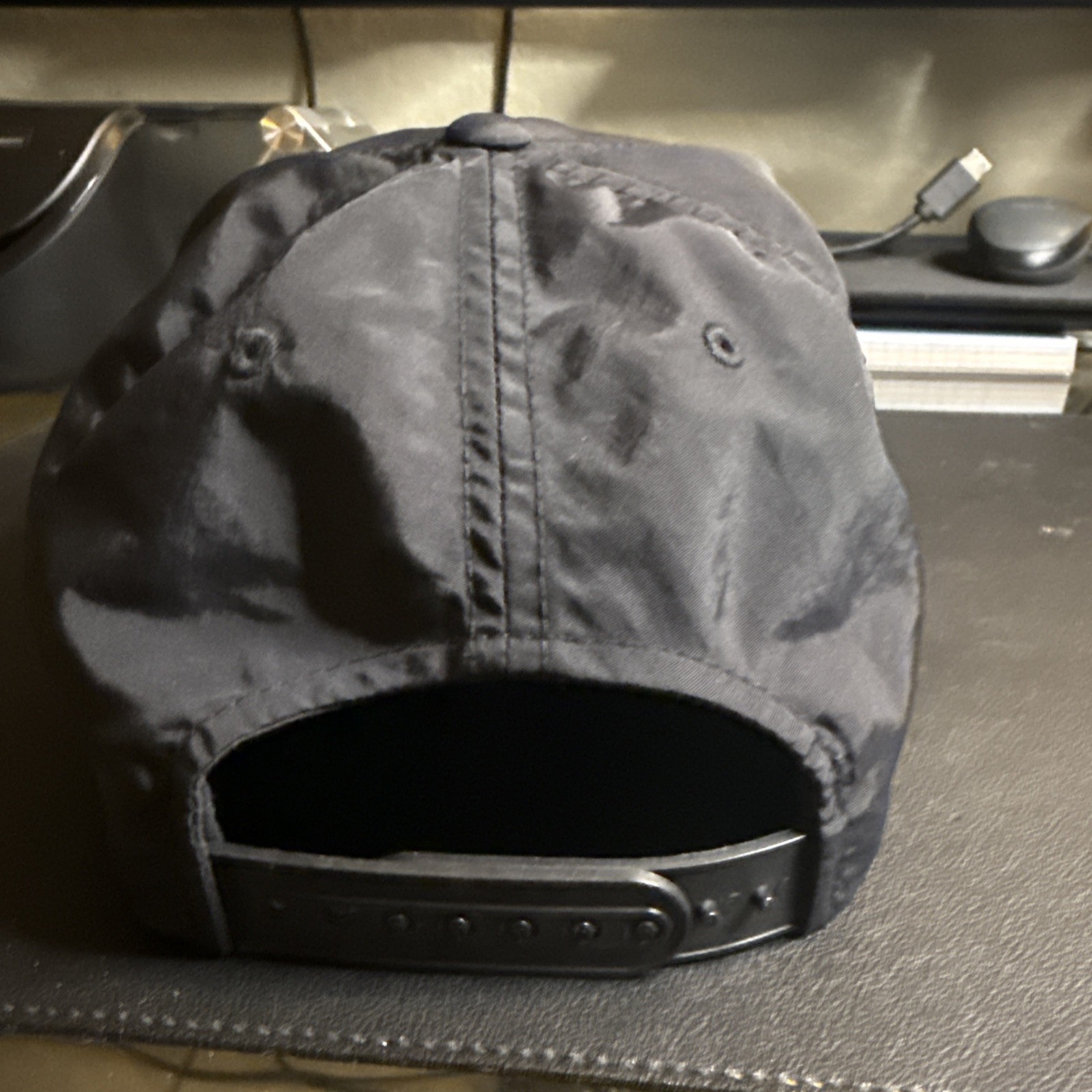 Undefeated SnapBack Hat Black Polyester Unstructu… - image 3