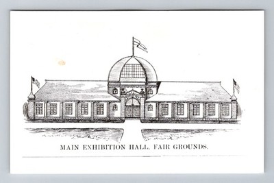 Baltimore, MD-Maryland, Main Exhibition Hall Fair Grounds RPPC Vintage Postcard