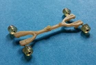 Vintage 1971 Mattel Hot Wheels RRRumblers Motorcycle Tan Track Guide Hong Kong