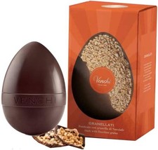 Venchi- Uovo di Pasqua Granellato Cioccolato Fondente 60% 390 gr