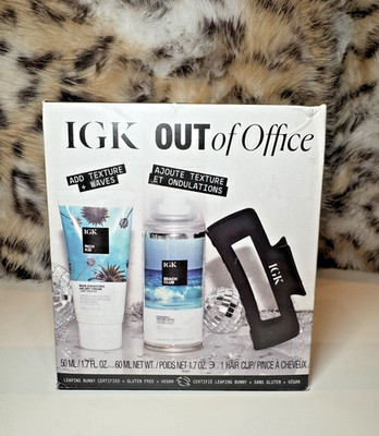 IGK Out of Office Texture Wave Set | Brand New in Box | $32 Value
