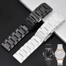Quality Waterproof Ceramic Watch Strap Quick Release Wrist Band 14 16 18 20 22mm
