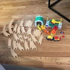 Vintage Fisher-Price Flip Track Rail And Road Set 1992 Train & Vehicle Lot