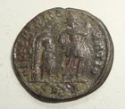 CONSTANS I NUMMUS BARBARIAN HUT ANCIENT ROMAN YEAR 348-350 COIN 3.74g 22.3mm