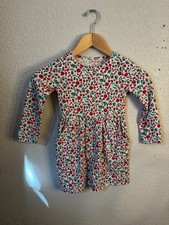 Cat Jack Girls Long Sleeve Dress Pockets Floral Size XS 4/5