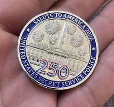 USSS Secret Service America 250 4th Of July Special Agent POTUS Challenge Coin