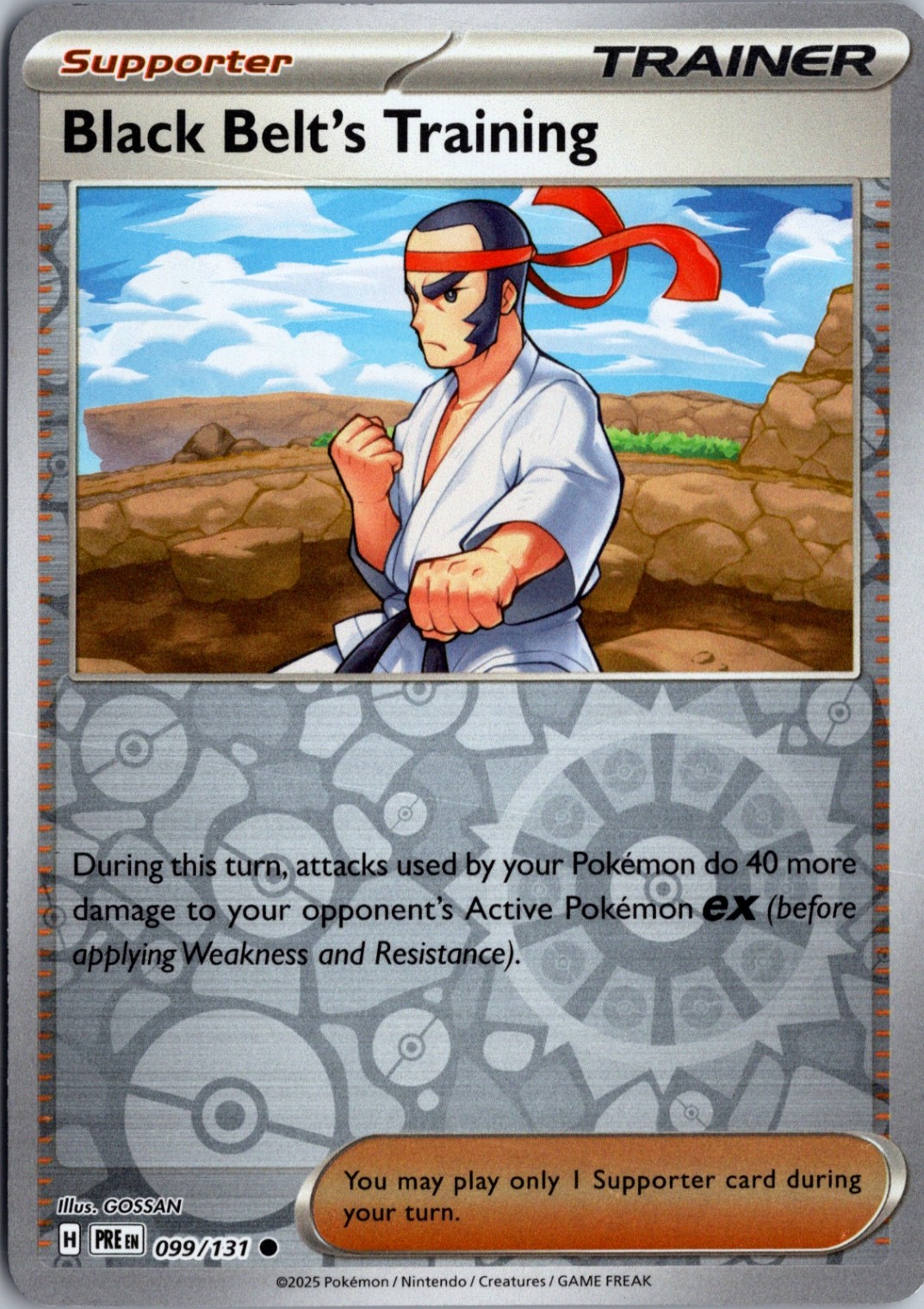 Black Belt's Training - Common SV: Prismatic Evolutions 099/131 NM