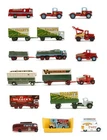 CORGI '1:50' SCALE LOT OF 13 ASSORTED CIRCUS TRAILER & SERVICE VEHICLES