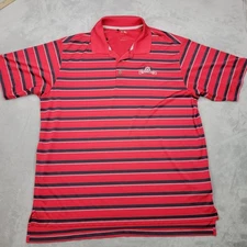 Adidas Shirt Men Extra Large Golf Polo Performance Hackberry Creek Club Adult XL