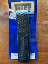Brand New TUFF Products Basketweave Flashlight Holder, Black Sheath Pouch