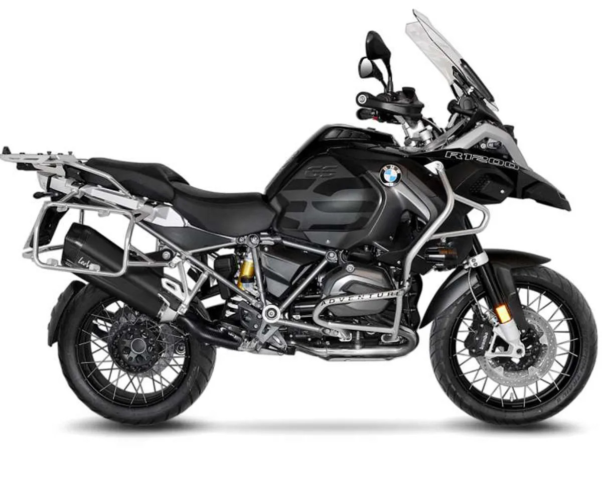 Exhaust Muffler Leovince Lv-12 Steel Black Bmw R 1200 Gs 2017 > 2018