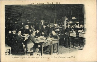 Ak Paris VIII, Grands Magasins du Printemps, Boulevard Haussmann,... - 3603241