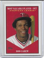 2025 Topps Update Series Rod Carew Most Valuable Insert #MV-29