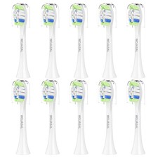 Replacement Toothbrush Brush Heads Compatible 1 Count Pack of 10 , White