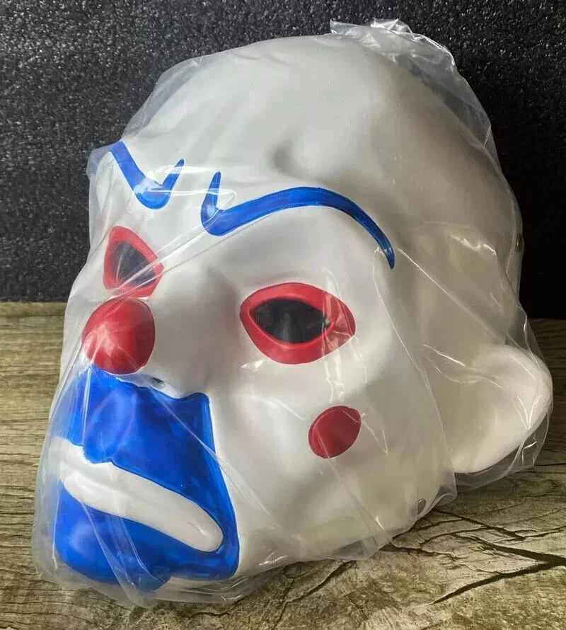 Batman Joker Clown Bank Robber Masks The Dark Knight 1:1 Scale Resin Mask Hot - Image 3 of 3