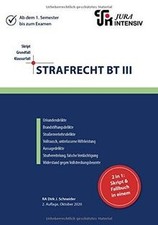 Strafrecht BT III: Wissen - Fälle - Klausurhinweise (Skr... | Buch | Zustand gut