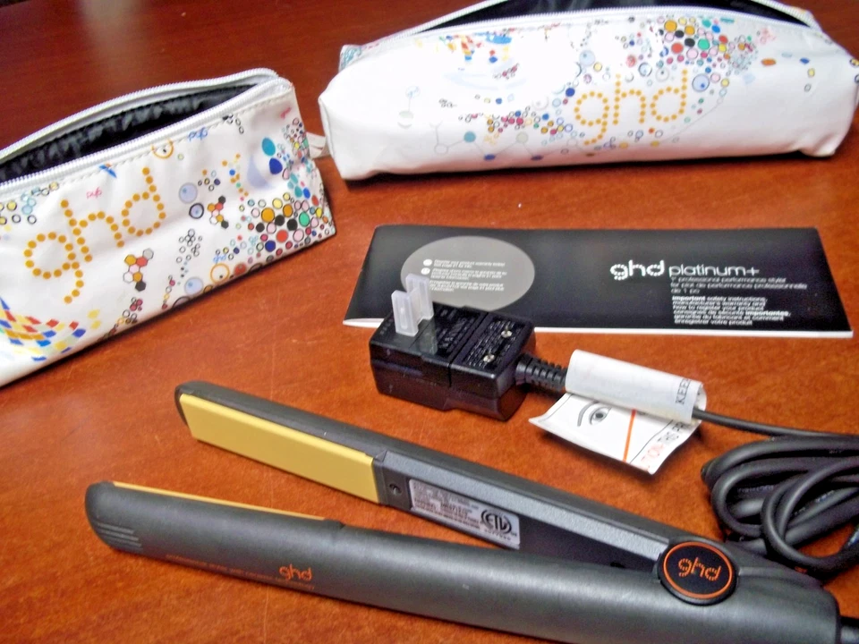 Modelador de desempenho profissional original ghd Good Hair Day 1” ferro liso - Preto - Imagem 3 de 4