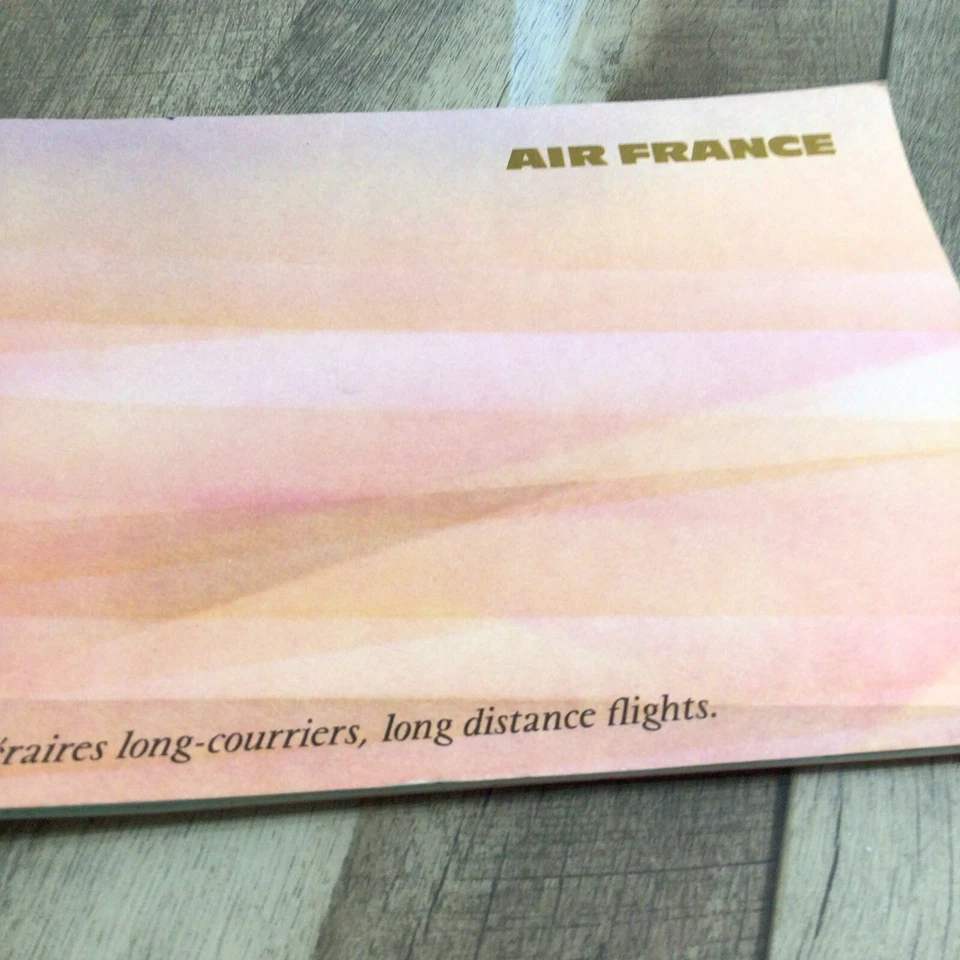 Folleto de mapas de ruta vintage de Air France Foto 4 de 4