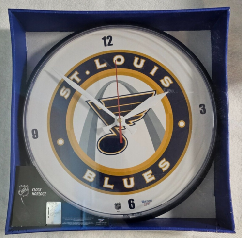 NHL St. Louis Blues Wall Clock 13" WinCraft Sports Hockey Made in USA