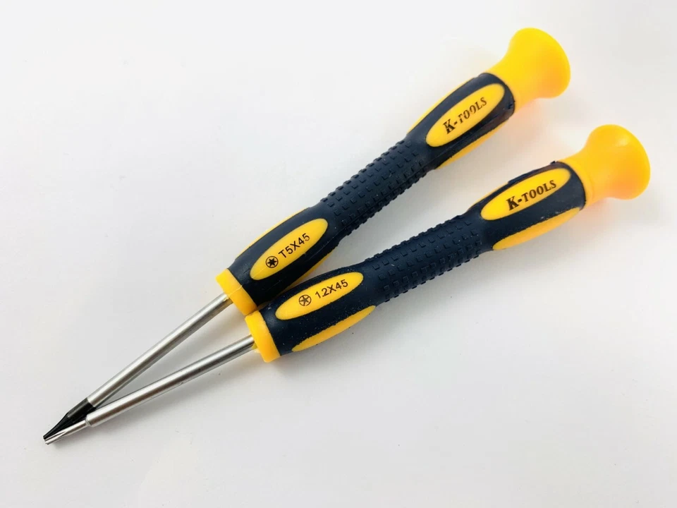 Juego de 2 destornilladores para computadora Torx/Pentalobe para computadoras portátiles Apple iPhone T5 P5 1.2 Foto 3 de 3
