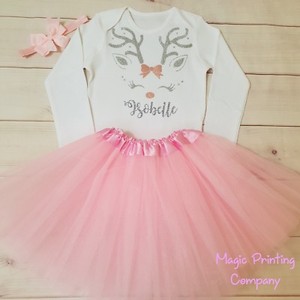 baby christmas reindeer outfit