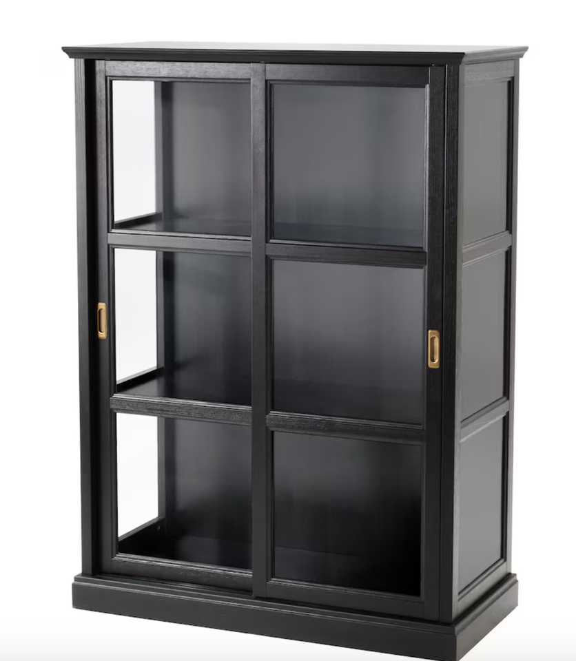 IKEA MALSJÖ Black Glassdoor Display eBay