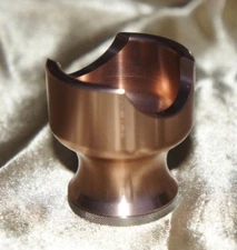 Cigar Rest Ashtray & Punch Fit 70 Ring Cigar Rose Gold Aluminum Carry out