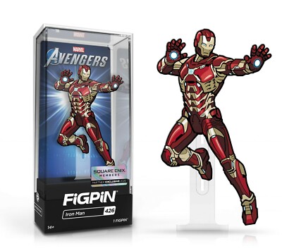 Marvel Avengers Iron Man Figpin 426 *New* Square Enix Members Exclusive 