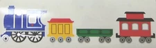 3 Strips Mrs Grossman`s Stickers TRAIN Caboose  1983 Vintage