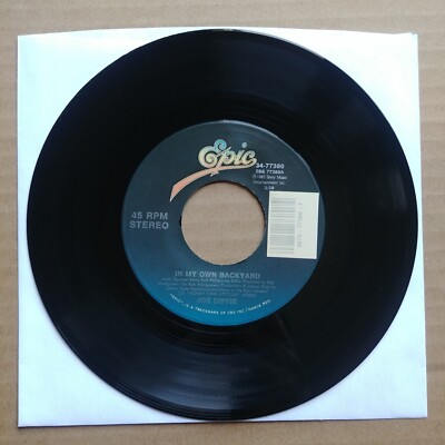 JOE DIFFIE In My Own Backyard 45 7'' COUNTRY Record Vinyl Epic Records 1993