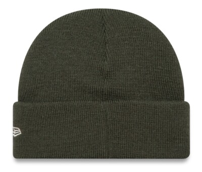 New Era Short Cuff Knit Beanie Olive : one size