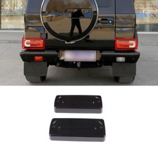 Smoked LED Rear Fog Brake Tail Light Cover For 99-18 Mercedes Benz W463 G-Class